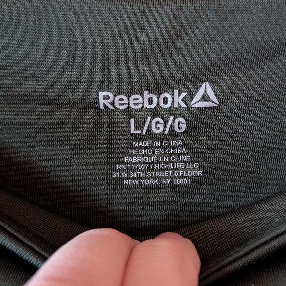 Reebok Olive Women's Bike Shorts - Picture 2 of 3